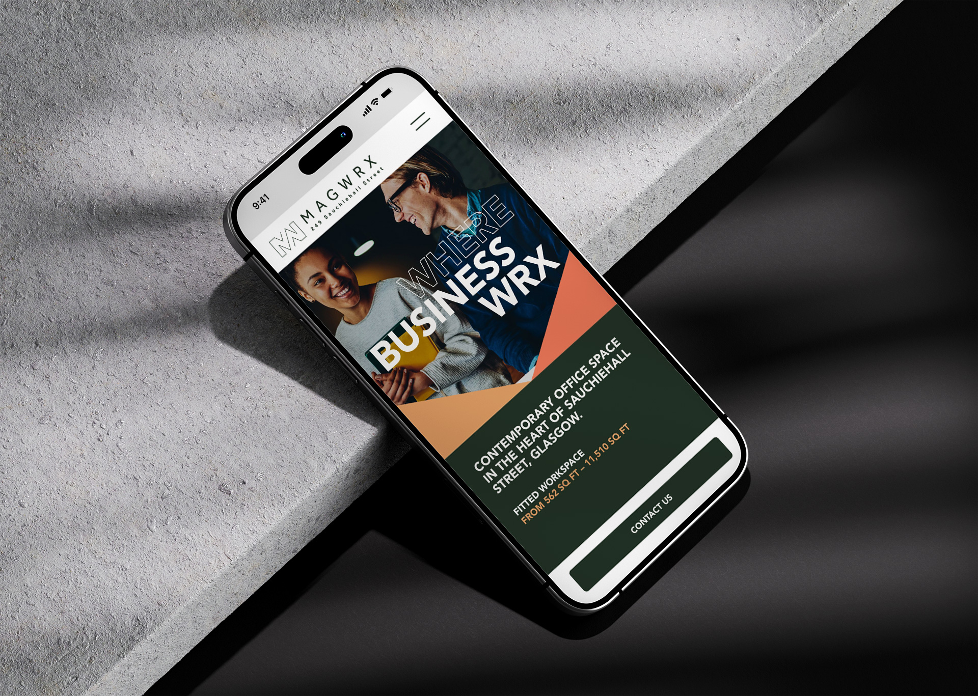 Web design team working on a project